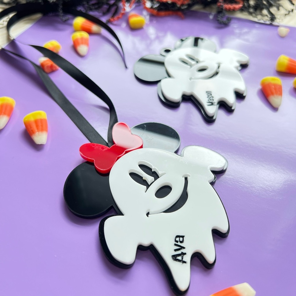 Custom Mickey Ghost Tags - Picture 2 of 4